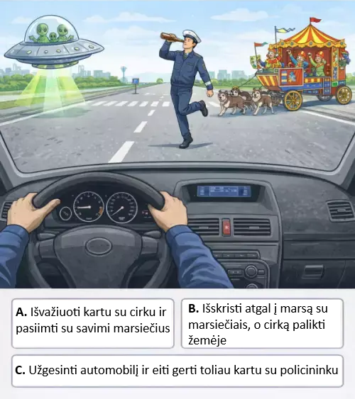 KET klausimai